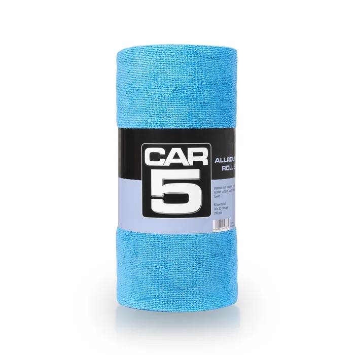 Mikrofiberdukar CAR5 Allround Towel Roll, 30x30 cm, 50-pack